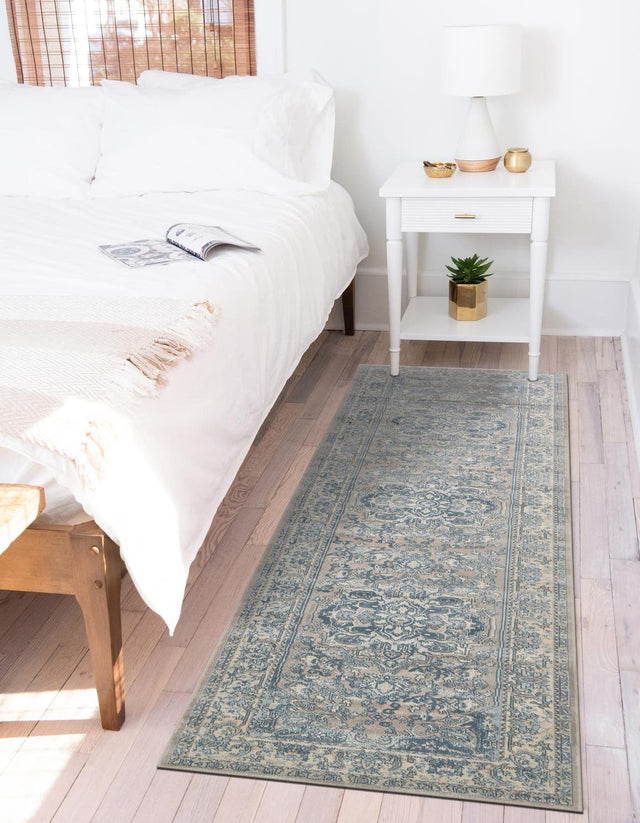 Dark Gray 3' x 10' Paris Runner Rug