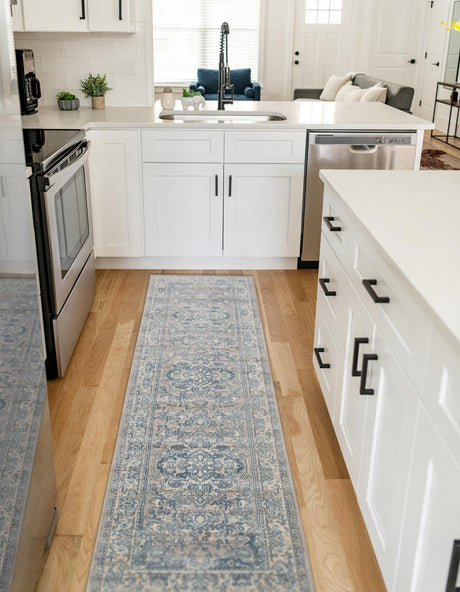 Dark Gray 2' 7 x 10' Paris Runner Area Rug