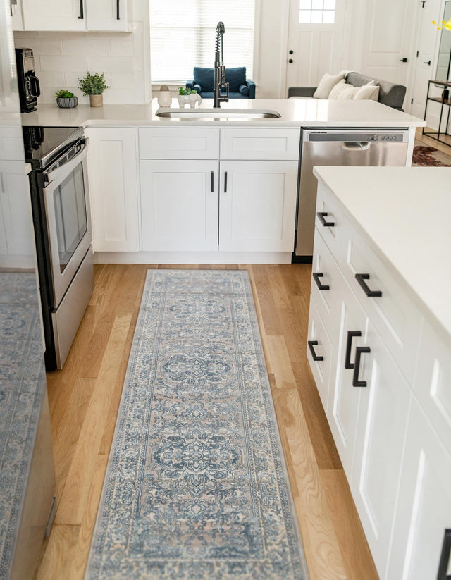 Dark Gray 3' x 10' Paris Runner Rug