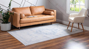 Beige 4' x 6' Paris Rectangle Area Rug