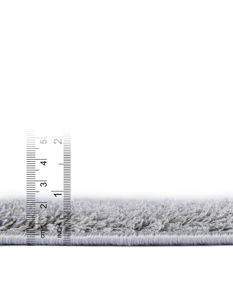 Light Gray 8' x 10' Studio Solid Shag Rectangle Area Rug Thick Soft Touch Fluffy & Plush Shaggy Pile Single Color Durable Carpet for Minimalist Decor for Sale at Rug Engine