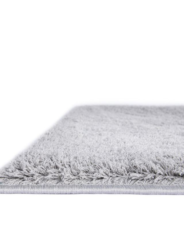 Light Gray 8' x 10' Studio Solid Shag Rectangle Rug