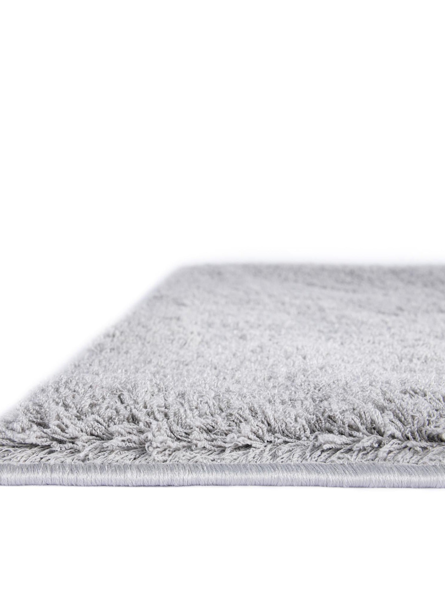Light Gray 2' x 6' 9 Studio Solid Shag Runner Area Rug Thick Soft Touch Fluffy & Plush Shaggy Pile Single Color Durable Carpet for Minimalist Decor for Sale at Rug Engine