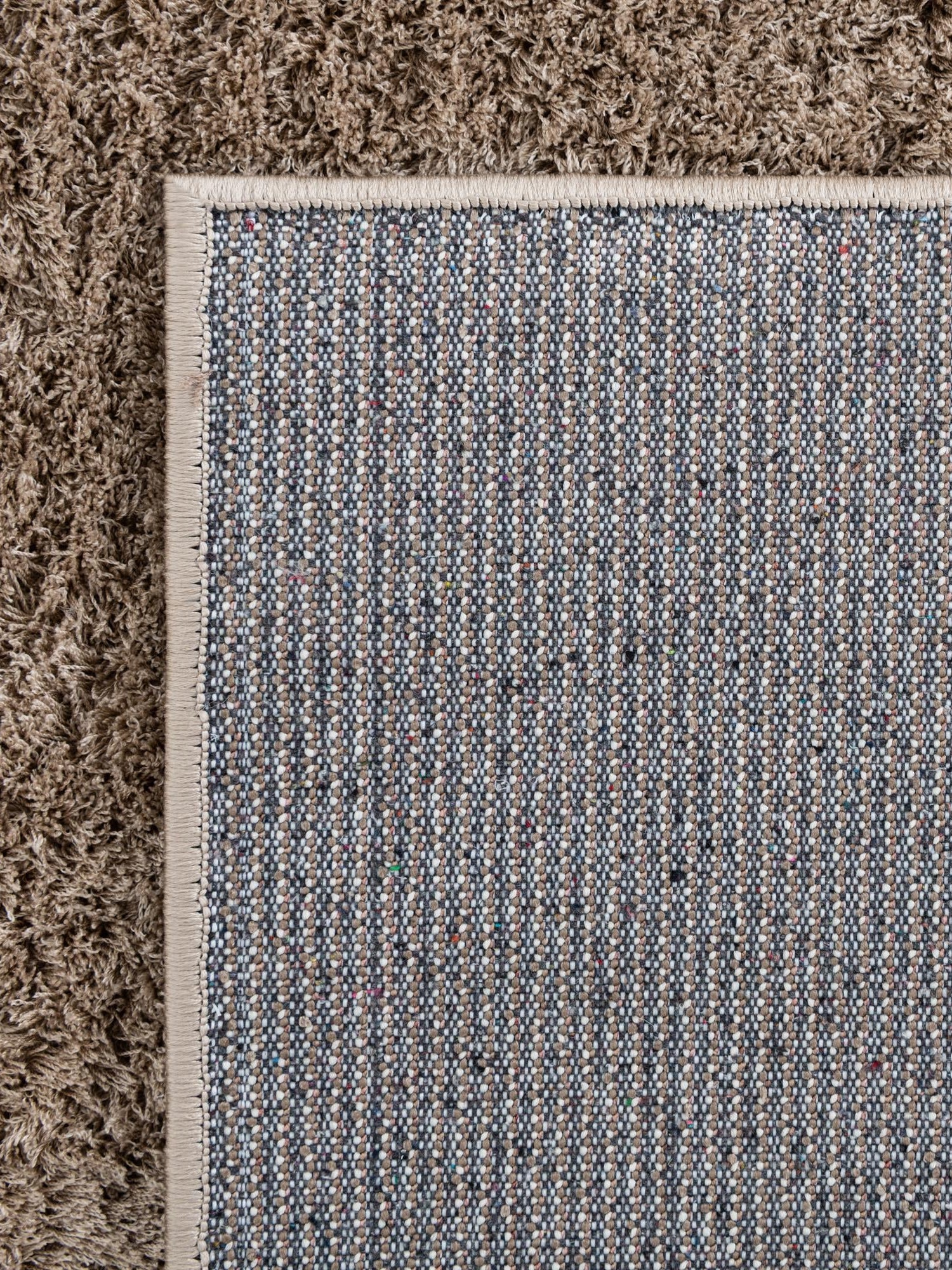 Taupe 9' x 12' 2 Studio Solid Shag Rectangle Area Rug Thick Soft Touch Fluffy & Plush Shaggy Pile Single Color Durable Carpet for Minimalist Decor for Sale at Rug Engine