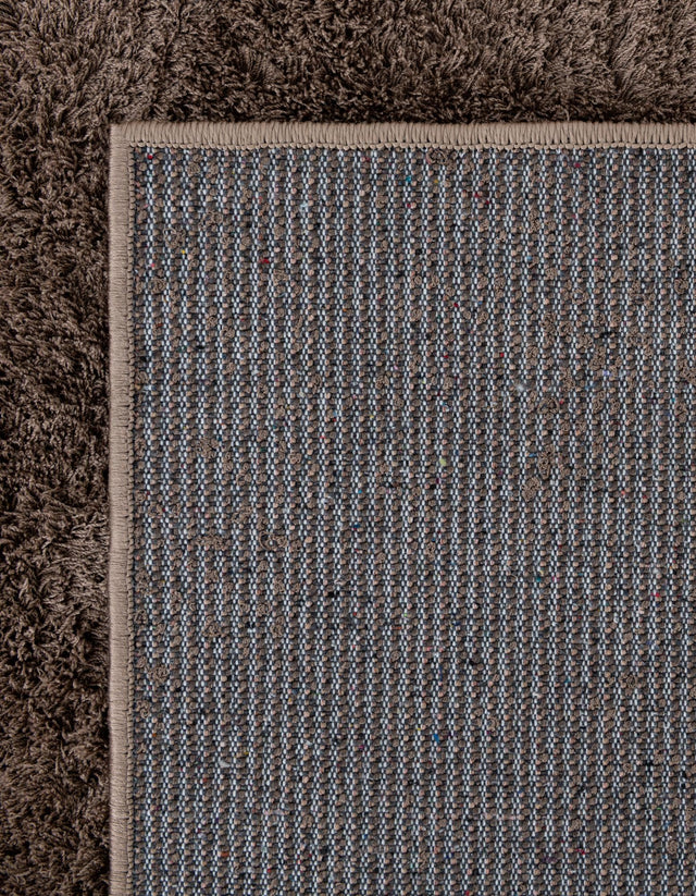 Brown 9' x 12' 2 Studio Solid Shag Rectangle Area Rug Thick Soft Touch Fluffy & Plush Shaggy Pile