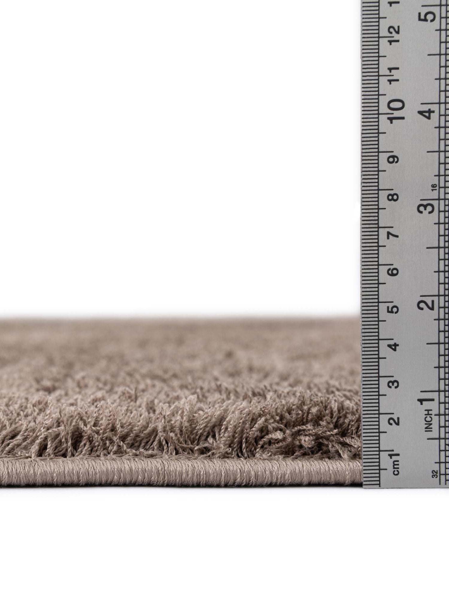 Brown 2' 7 x 10' Studio Solid Shag Runner Area Rug Thick Soft Touch Fluffy & Plush Shaggy Pile Single Color Durable Carpet for Minimalist Decor for Sale at Rug Engine