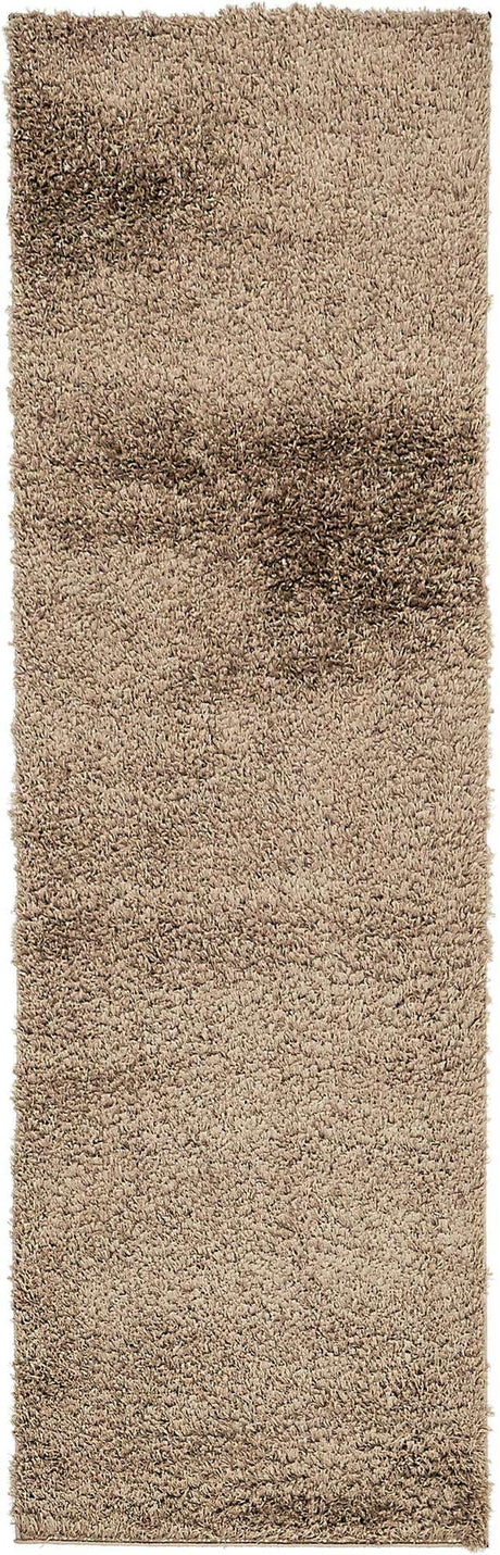 Brown 2' x 6' 9 Studio Solid Shag Runner Area Rug Thick Soft Touch Fluffy & Plush Shaggy Pile