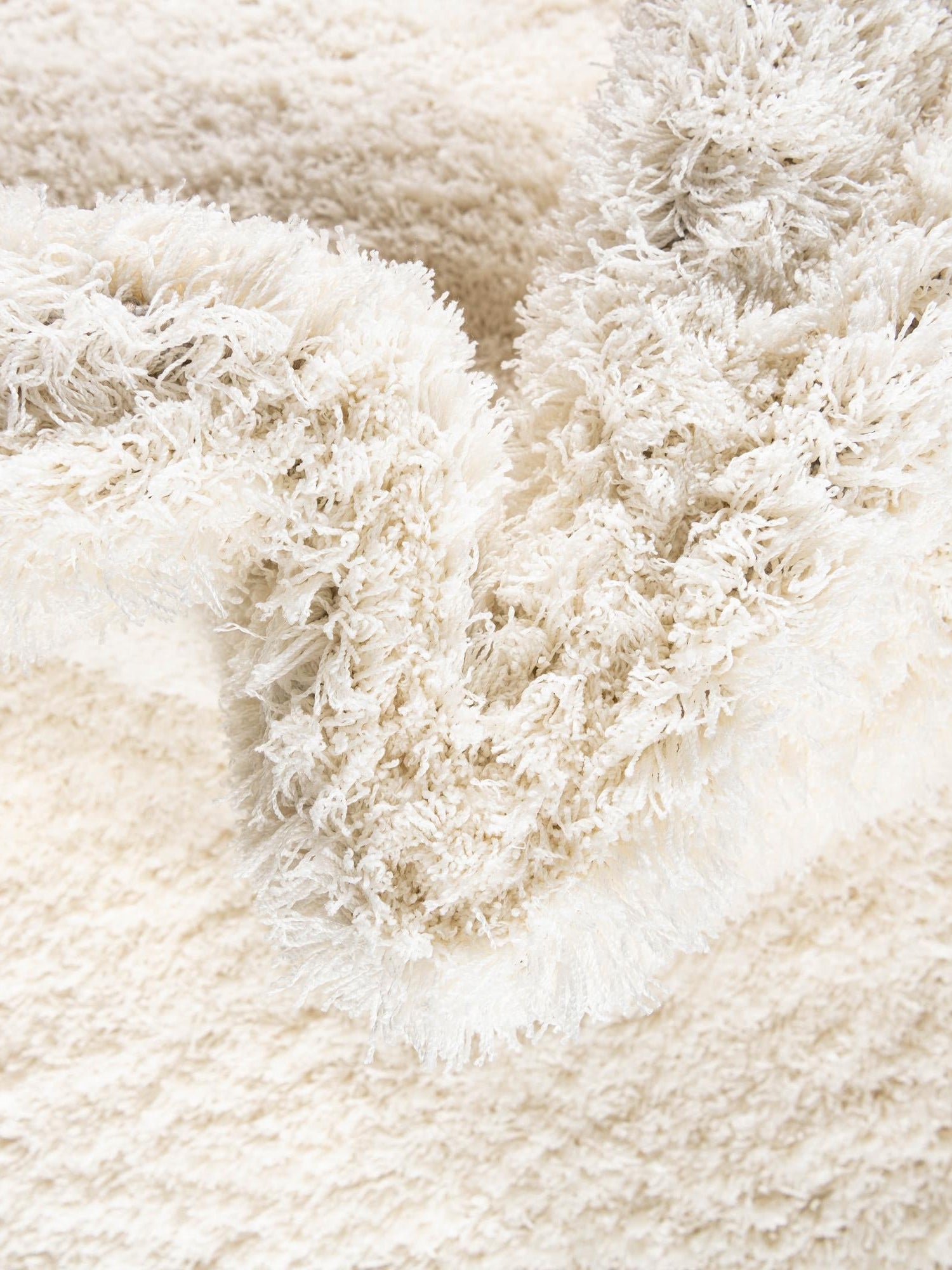 White 9' x 12' 2 Studio Solid Shag Rectangle Area Rug Thick Soft Touch Fluffy & Plush Shaggy Pile Single Color Durable Carpet for Minimalist Decor for Sale at Rug Engine