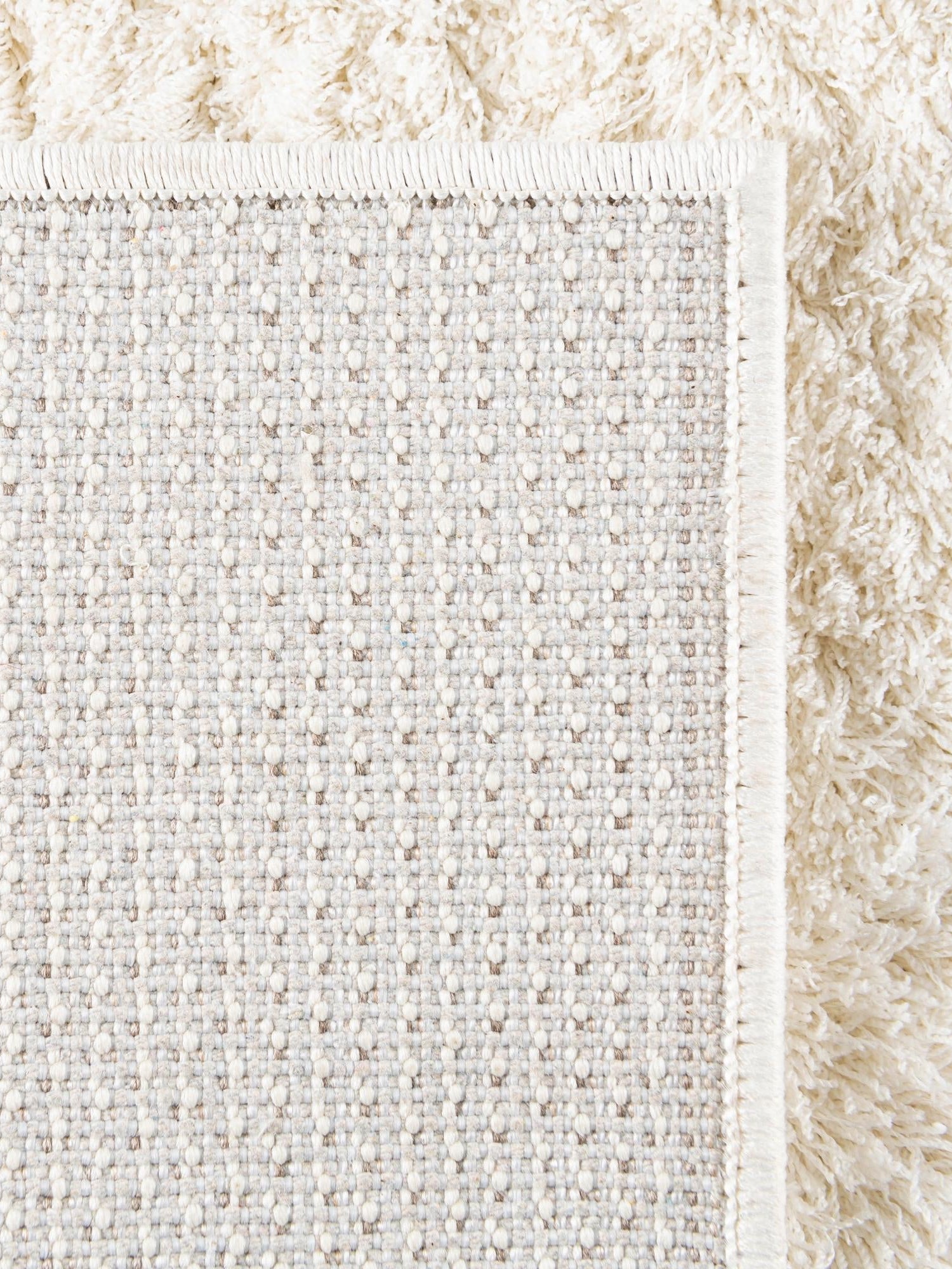 White 9' x 12' 2 Studio Solid Shag Rectangle Area Rug Thick Soft Touch Fluffy & Plush Shaggy Pile Single Color Durable Carpet for Minimalist Decor for Sale at Rug Engine
