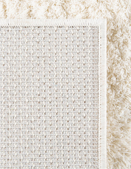 White 9' x 12' 2 Studio Solid Shag Rectangle Area Rug Thick Soft Touch Fluffy & Plush Shaggy Pile Single Color Durable Carpet for Minimalist Decor for Sale at Rug Engine