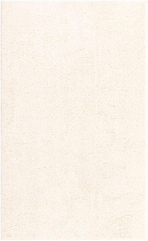 White 5' 1 x 8' Studio Solid Shag Rectangle Area Rug Thick Soft Touch Fluffy & Plush Shaggy Pile