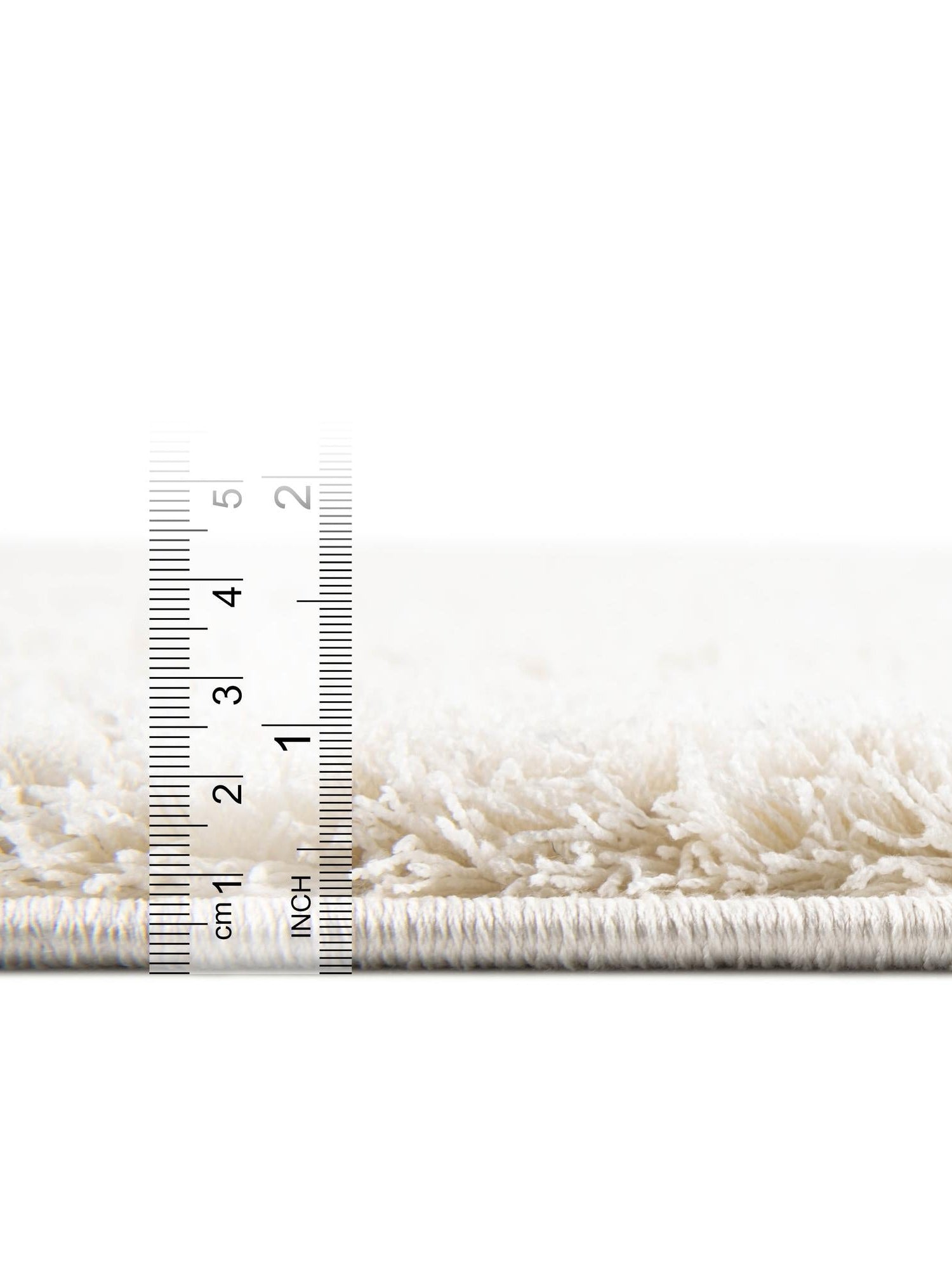 White 2' x 6' 7 Studio Solid Shag Runner Area Rug Thick Soft Touch Fluffy & Plush Shaggy Pile Single Color Durable Carpet for Minimalist Decor for Sale at Rug Engine
