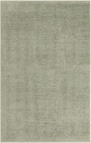 Sage Green 5' 1 x 8' Studio Solid Shag Rectangle Area Rug Thick Soft Touch Fluffy & Plush Shaggy Pile