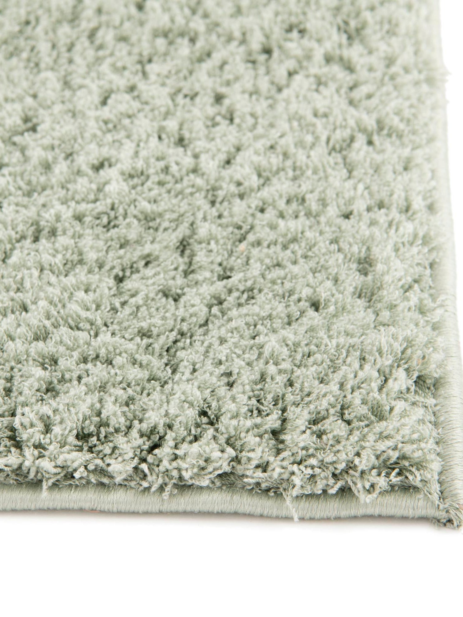 Sage Green 2' x 6' 9 Studio Solid Shag Runner Area Rug Thick Soft Touch Fluffy & Plush Shaggy Pile Single Color Durable Carpet for Minimalist Decor for Sale at Rug Engine