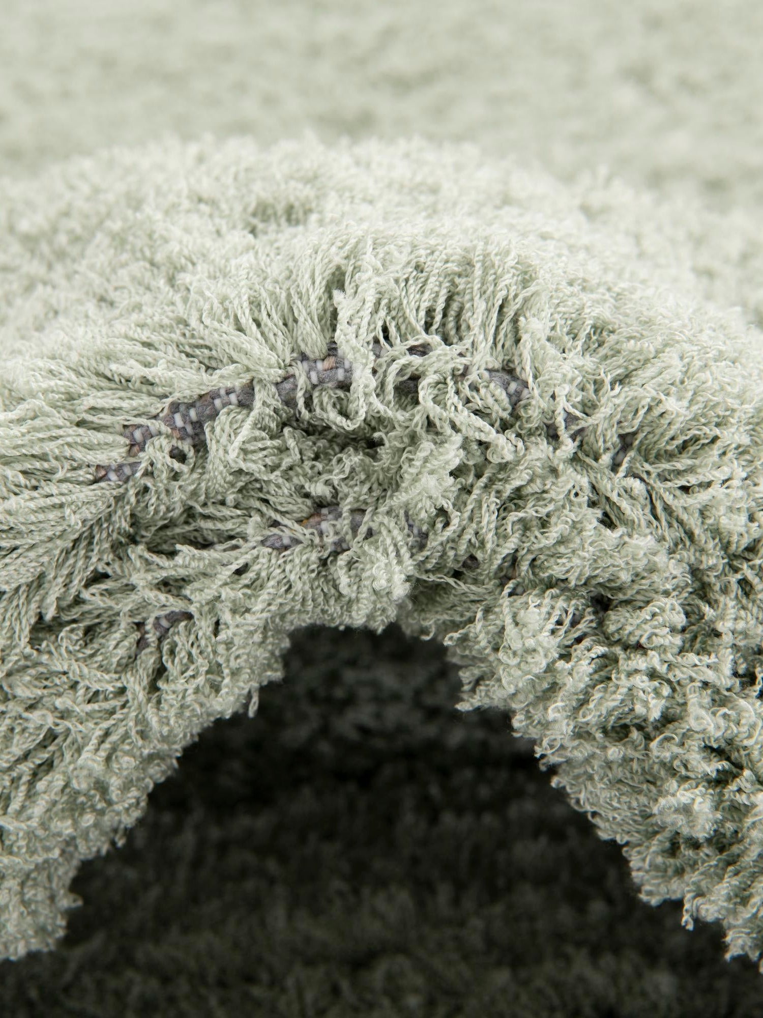 Sage Green 2' x 6' 9 Studio Solid Shag Runner Area Rug Thick Soft Touch Fluffy & Plush Shaggy Pile Single Color Durable Carpet for Minimalist Decor for Sale at Rug Engine