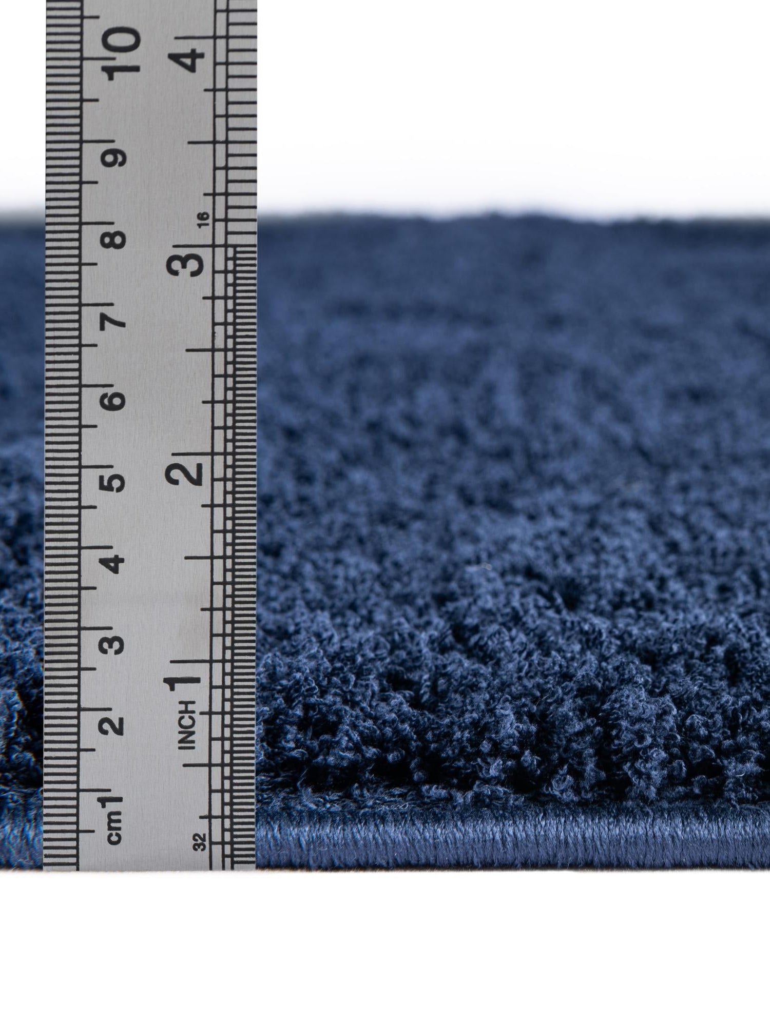 Midnight Blue 9' x 12' 2 Studio Solid Shag Rectangle Area Rug Thick Soft Touch Fluffy & Plush Shaggy Pile Single Color Durable Carpet for Minimalist Decor for Sale at Rug Engine