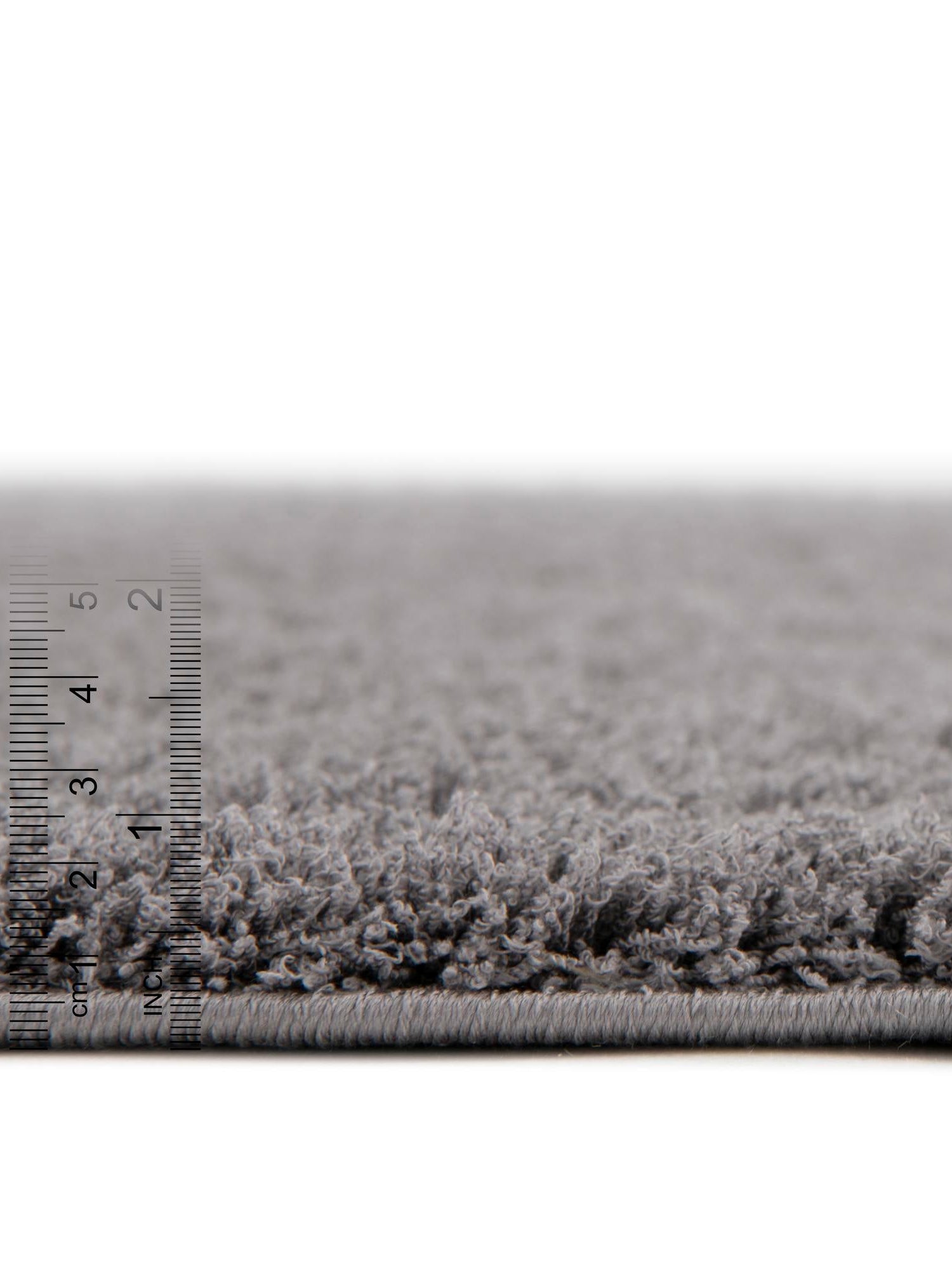 Dark Gray 4' 1 x 6' 1 Studio Solid Shag Rectangle Area Rug Thick Soft Touch Fluffy & Plush Shaggy Pile Single Color Durable Carpet for Minimalist Decor for Sale at Rug Engine