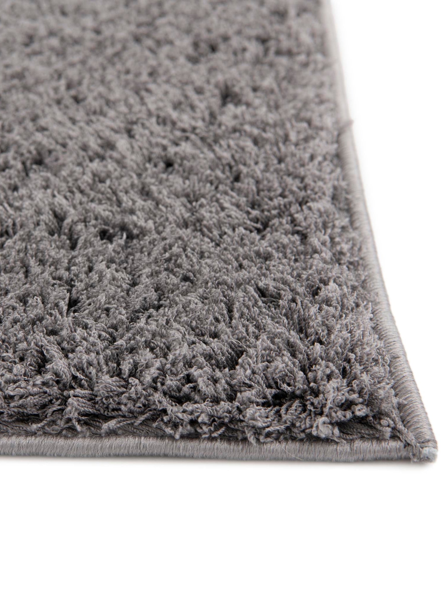 Dark Gray 5' 1 x 8' Studio Solid Shag Rectangle Area Rug Thick Soft Touch Fluffy & Plush Shaggy Pile Single Color Durable Carpet for Minimalist Decor for Sale at Rug Engine
