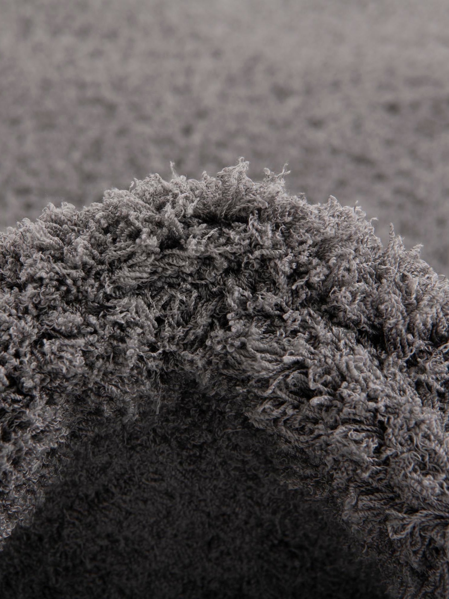Dark Gray 4' 1 x 6' 1 Studio Solid Shag Rectangle Area Rug Thick Soft Touch Fluffy & Plush Shaggy Pile Single Color Durable Carpet for Minimalist Decor for Sale at Rug Engine