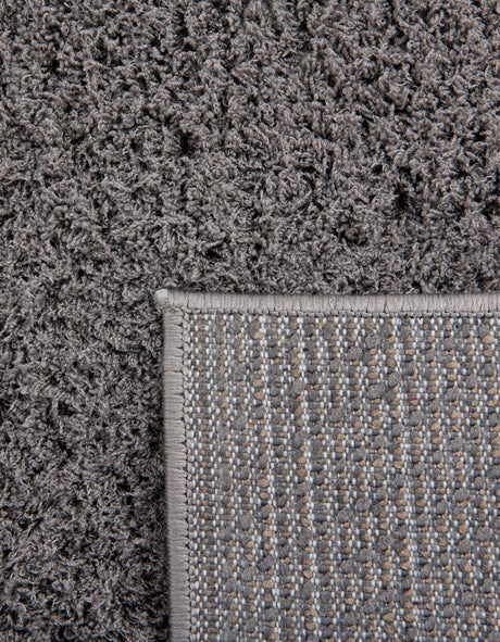 Dark Gray 8' x 10' Studio Solid Shag Rectangle Area Rug Thick Soft Touch Fluffy & Plush Shaggy Pile Single Color Durable Carpet for Minimalist Decor for Sale at Rug Engine