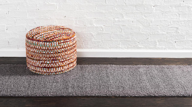 Dark Gray 2' 7 x 10' Studio Solid Shag Runner Area Rug Thick Soft Touch Fluffy & Plush Shaggy Pile