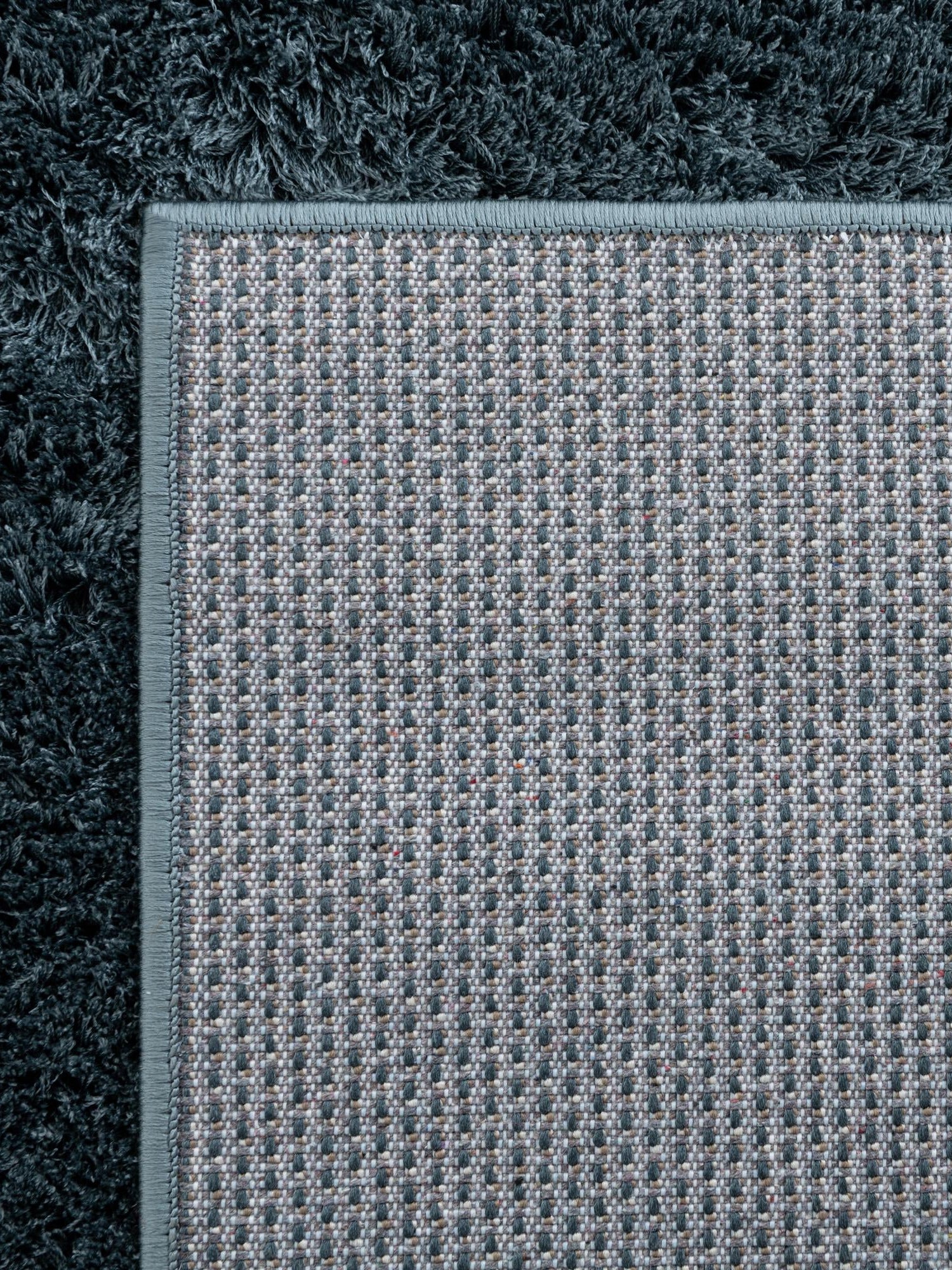 Slate Blue 2' x 6' 7 Studio Solid Shag Runner Area Rug Thick Soft Touch Fluffy & Plush Shaggy Pile Single Color Durable Carpet for Minimalist Decor for Sale at Rug Engine