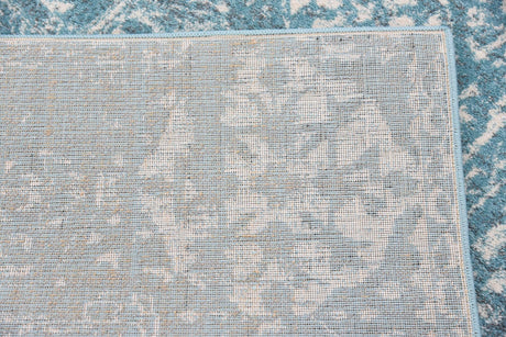 Light Blue 8' 4 x 8' 4 Tradition Square Area Rug Traditional Classic Vintage Design Carpet for Living Room, Bedrooms, Dining, Office Space for Sale at Rug Engine