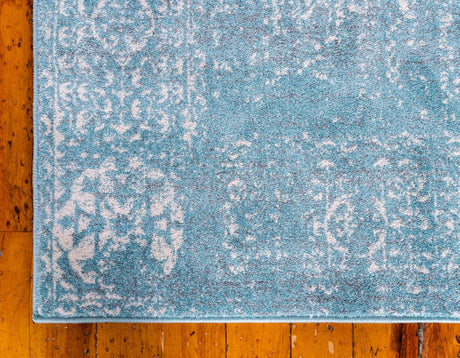 Light Blue 2' 2 x 6' 1 Tradition Runner Area Rug Traditional Classic Vintage Design Carpet for Living Room, Bedrooms, Dining, Office Space for Sale at Rug Engine
