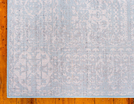 Light Blue 2' 2 x 6' 1 Tradition Runner Area Rug Traditional Classic Vintage Design Carpet for Living Room, Bedrooms, Dining, Office Space for Sale at Rug Engine