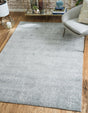Silver 4' 1 x 6' 1 Tradition Rectangle Area Rug Traditional Classic Vintage Design Carpet for Living Room, Bedrooms, Dining, Office Space for Sale at Rug Engine