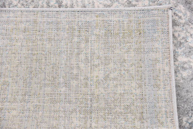 Silver 5' 1 x 8' Tradition Rectangle Area Rug Traditional Classic Vintage Design Carpet for Living Room, Bedrooms, Dining, Office Space for Sale at Rug Engine