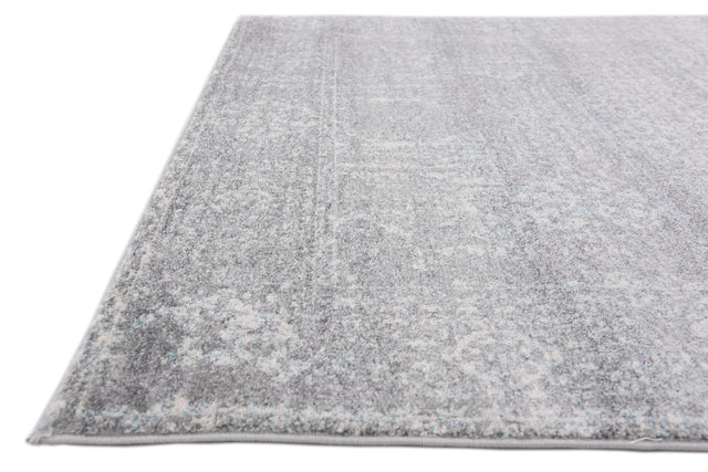 Silver 5' 1 x 8' Tradition Rectangle Area Rug Traditional Classic Vintage Design Carpet for Living Room, Bedrooms, Dining, Office Space for Sale at Rug Engine