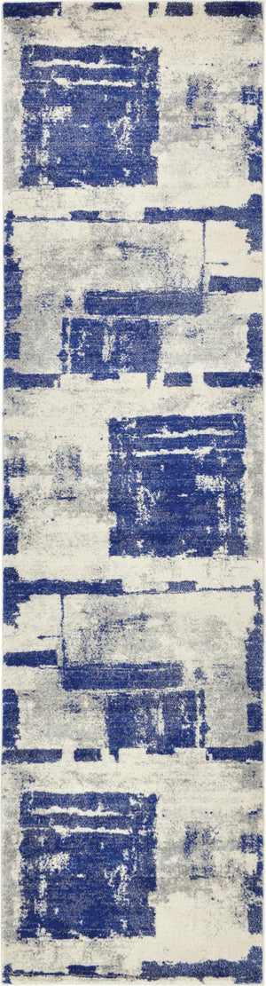 Navy Blue 2' 7 x 10' Tradition Runner Area Rug Traditional Classic Vintage Design Carpet for Living Room, Bedrooms, Dining, Office Space for Sale at Rug Engine