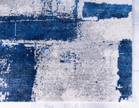 Navy Blue 2' 7 x 10' Tradition Runner Area Rug Traditional Classic Vintage Design Carpet for Living Room, Bedrooms, Dining, Office Space for Sale at Rug Engine