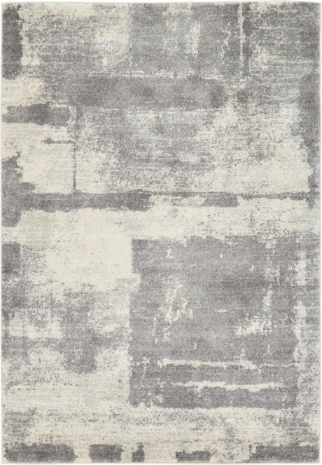 Gray 4' 1 x 6' 1 Tradition Rectangle Area Rug Traditional Classic Vintage Design Carpet for Living Room, Bedrooms, Dining, Office Space for Sale at Rug Engine