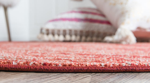 Terracotta 4' 1 x 4' 1 Del Mar Round Area Rug 100% Polypropylene Easy Clean Stain Resistant Vivid Modern Carpet Mat for Home Decor Interior Designing for Sale at Rug Engine