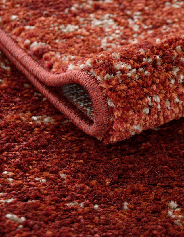 Terracotta 7' 10 x 7' 10 Del Mar Round Area Rug 100% Polypropylene Easy Clean Stain Resistant Vivid Modern Carpet Mat for Home Decor Interior Designing for Sale at Rug Engine