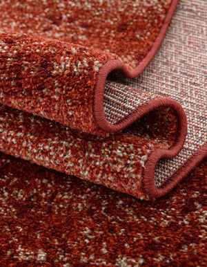 Terracotta 4' 1 x 4' 1 Del Mar Round Area Rug 100% Polypropylene Easy Clean Stain Resistant Vivid Modern Carpet Mat for Home Decor Interior Designing for Sale at Rug Engine