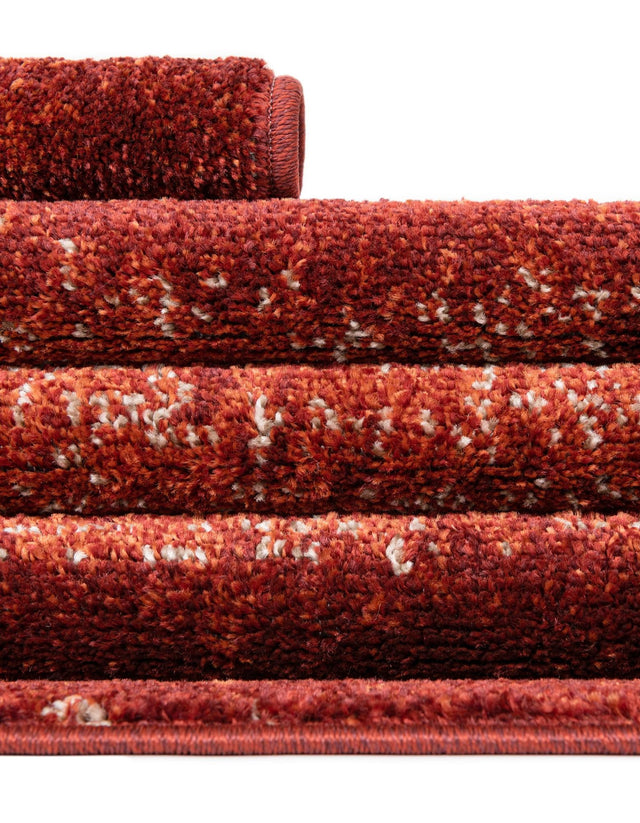 Terracotta 4' 1 x 4' 1 Del Mar Round Area Rug 100% Polypropylene Easy Clean Stain Resistant Vivid Modern Carpet Mat for Home Decor Interior Designing for Sale at Rug Engine