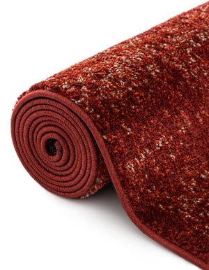 Terracotta 2' x 8' Del Mar Runner Area Rug 100% Polypropylene Easy Clean Stain Resistant Vivid Modern Carpet Mat for Home Decor Interior Designing for Sale at Rug Engine