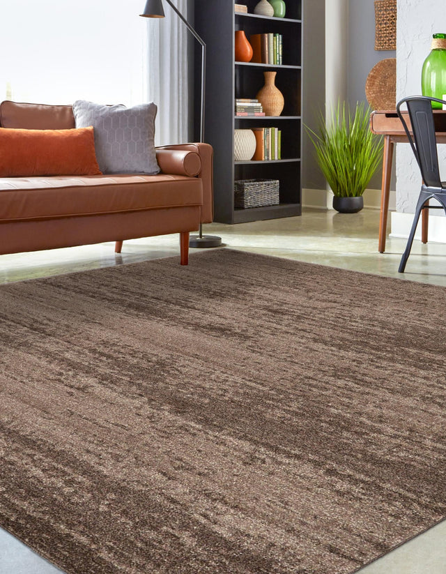 Brown 7' 10 x 7' 10 Del Mar Square Area Rug 100% Polypropylene Easy Clean Stain Resistant Vivid Modern Carpet Mat for Home Decor Interior Designing for Sale at Rug Engine