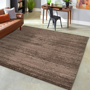 Brown 7' 10 x 7' 10 Del Mar Square Area Rug 100% Polypropylene Easy Clean Stain Resistant Vivid Modern Carpet Mat for Home Decor Interior Designing for Sale at Rug Engine