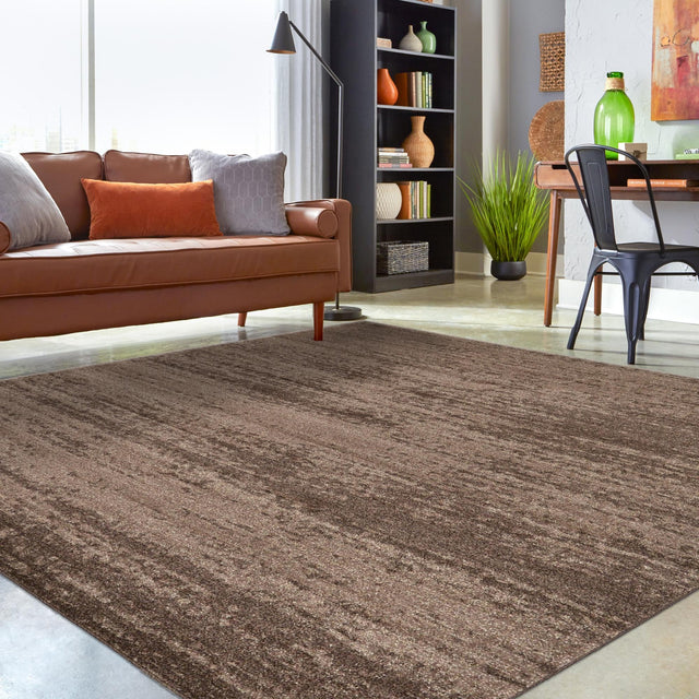 Brown 7' 10 x 7' 10 Del Mar Square Area Rug 100% Polypropylene Easy Clean Stain Resistant Vivid Modern Carpet Mat for Home Decor Interior Designing for Sale at Rug Engine