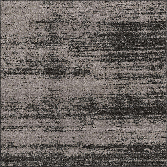 Dark Gray 7' 10 x 7' 10 Del Mar Square Area Rug 100% Polypropylene Easy Clean Stain Resistant Vivid Modern Carpet Mat for Home Decor Interior Designing for Sale at Rug Engine