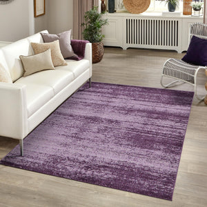 Violet 3' 1 x 5' 3 Del Mar Rectangle Area Rug 100% Polypropylene Easy Clean Stain Resistant Vivid Modern Carpet Mat for Home Decor Interior Designing for Sale at Rug Engine