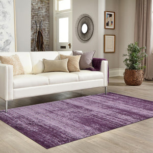 Violet 3' 1 x 5' 3 Del Mar Rectangle Area Rug 100% Polypropylene Easy Clean Stain Resistant Vivid Modern Carpet Mat for Home Decor Interior Designing for Sale at Rug Engine