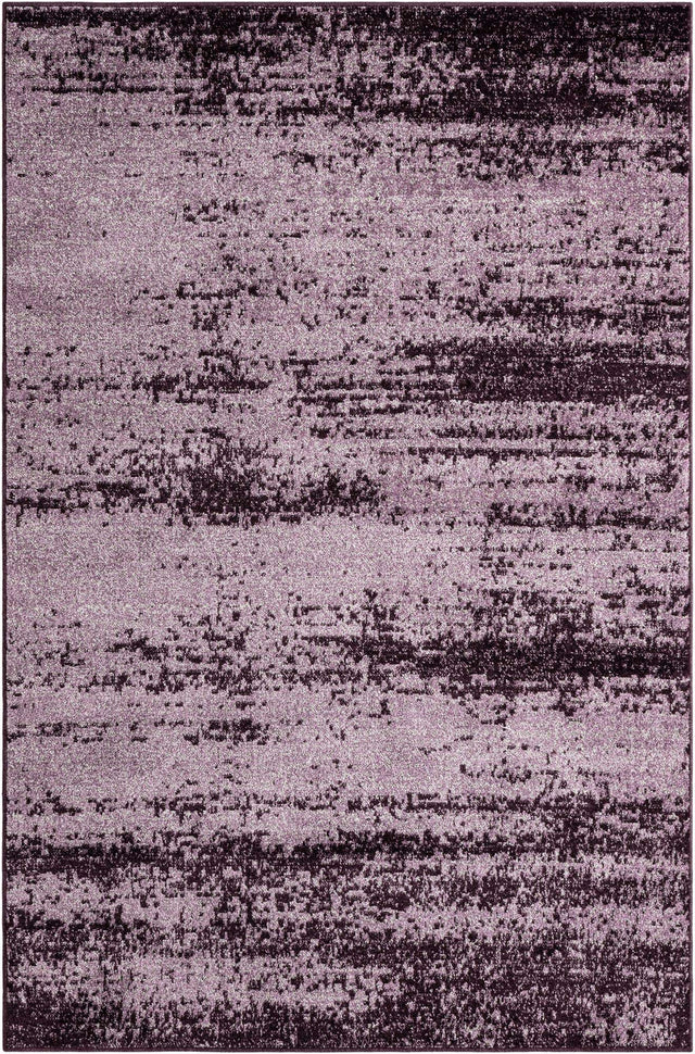 Violet 5' 3 x 8' Del Mar Rectangle Area Rug 100% Polypropylene Easy Clean Stain Resistant Vivid Modern Carpet Mat for Home Decor Interior Designing for Sale at Rug Engine