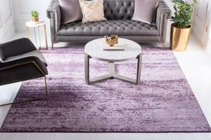 Violet 7' 10 x 7' 10 Del Mar Square Area Rug 100% Polypropylene Easy Clean Stain Resistant Vivid Modern Carpet Mat for Home Decor Interior Designing for Sale at Rug Engine