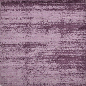 Violet 7' 10 x 7' 10 Del Mar Square Area Rug 100% Polypropylene Easy Clean Stain Resistant Vivid Modern Carpet Mat for Home Decor Interior Designing for Sale at Rug Engine