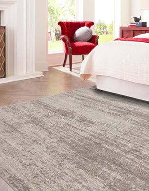Gray 8' x 8' Del Mar Square Rug